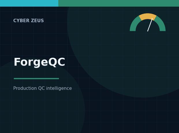 ForgeQC detecting a product defect with a grounded HOLD decision