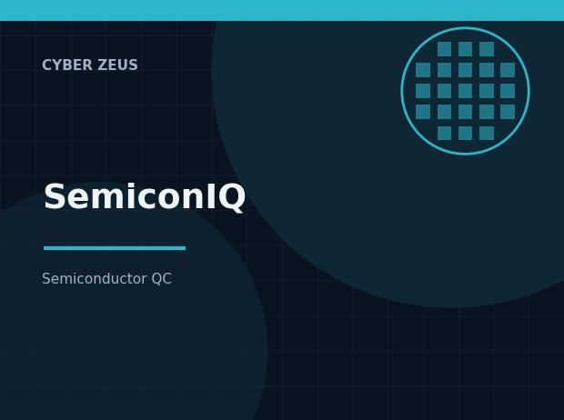 SemiconIQ detecting a product defect with a grounded HOLD decision